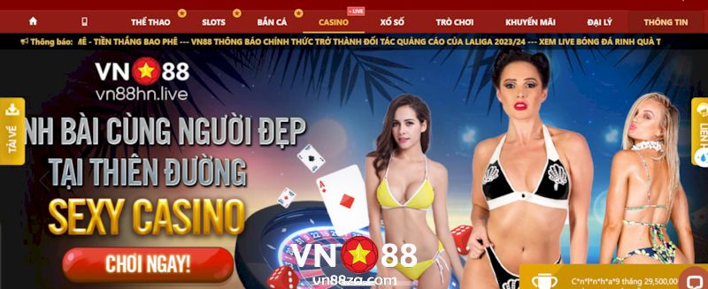 Giới thiệu tổng quan về Casino VN88